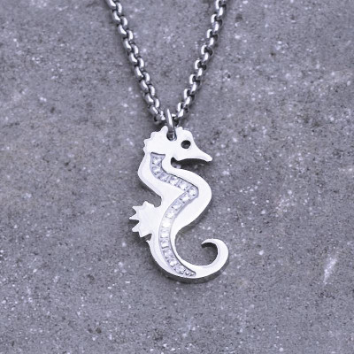 Ocelový přívěsek A.NICOL - Mořský koník / Seahorse
